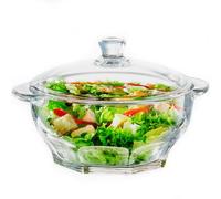 Luminarc Cuenco para sopa, sopera con tapa de cristal Granity (1,5 L)