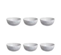 Luminarc Diwali Granit Marb Set 6 Lavafrutas 12cm Granit Marbre 6 Piezas - 12cm Opal Apto Microondas Apilable