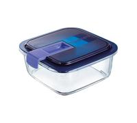 Luminarc Easy Box Recipiente Cuadrado Hermético Vidrio 18x18,5x7cm - 122cl