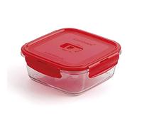 Luminarc Fiambrera Hermética Pure Box Rojo 1,22 L Vidrio (6 Unidades)