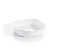 Luminarc Fuente Horno Cuadrada Smart Cuisine de Opal 20cm | Blanco, Opal, forma rectangular, acabado brillo, 20cm