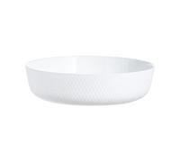 Luminarc Fuente Horno Opal Smart Cuisine 26cm | Blanco, Sodo, forma redondo, acabado con relieve, 26cm