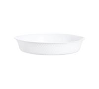 Luminarc Fuente Horno Opal Smart Cuisine 28cm | Blanco, Sodo, forma redondo, acabado con relieve, 28cm