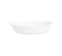Luminarc Fuente Horno Opal Smart Cuisine 32 x 20cm | Blanco, Sodo, forma oval, acabado con relieve, 32 x 20cm