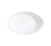 Luminarc Fuente Horno Smart Cuisine de Opal 21x13cm | Blanco, Opal, forma oval, acabado brillo, 21x13cm