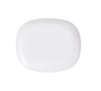 Luminarc Fuente rectangular Sweet Line de vidrio opal 28 x 23 cm