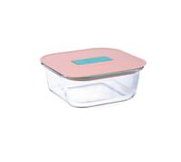 Luminarc Joy Recipiente Hermético Vidrio 16x16x7,4cm - 80cl Sodo Apto Microondas