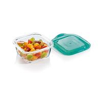 Luminarc Keep'n Lagon Recipiente Cuadrado Vidrio Con Tapa 13x6cm - 76cl