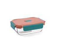 Luminarc Move Box Recipiente Rectangular Hermético Vidrio 18,2x13x6cm-65cl Otros Vidrios Apto Microondas Apto Frigorífico 100% Hermético
