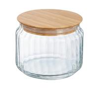Luminarc Nova Jar Tarro Cristal Y Tapa Bambú 0,5l Sodo 100% Higiénico