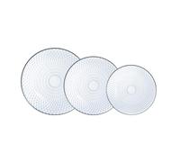 Luminarc Pampille Clear Vajilla Vidrio 18 Piezas - 6 Personas Sodo Apto Microondas Apto Frigorífico Reciclable