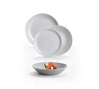 Luminarc Pampille Granit Vajilla Vidrio 18 Piezas - 6 Personas