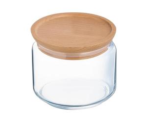 Luminarc Pav Tarro Hermético Vidrio 10,5x10,5x9,4cm-0,5l Sodo Apto Frigorífico No Apto Microondas Reciclable