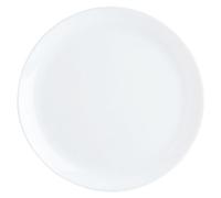 Luminarc Plato llano Diwali de vidrio opal 27 cm | Blanco, Vidrio opal, formato redondo, acabado brillo, 27 cm, apto para microondas, apto para frigorífico, fácil de limpiar