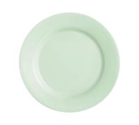 Luminarc Plato llano Plumi Paradise Ver de vidrio opal 24 cm | Verde, Vidrio opal, formato redondo, acabado brillo, 24 cm, apilable, apto para microondas, apto para frigorífico