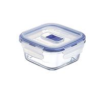 Luminarc Pure Box Active Recipiente Cuadrado Hermético Vidrio 12x12x6,2cm - 38cl Sodo Apto Microondas Apto Frigorífico Reciclable