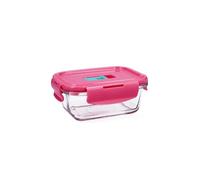 Luminarc Pure Box Holy Recipiente Rectangular Hermético Vidrio 12x9x7cm - 38cl Sodo Apto Microondas 100% Hermético