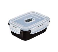 Luminarc Recipiente Rectangular Hermético Vidrio 16x11x7cm - 82cl Pp - Polipropileno Apto Microondas Apto Frigorífico Tapa 4 Cierres Herméticos 100% Con Válvula