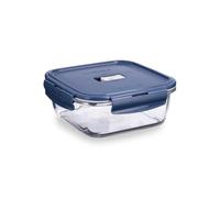 Luminarc Recipiente Cuadrado Hermético Vidrio 18x18x7,3cm-122cl Pp - Polipropileno Apto Microondas