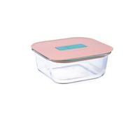 Luminarc Joy Recipiente Hermético Vidrio 16x16x7,4cm - 80cl Sodo Apto Microondas