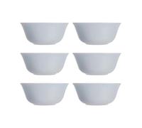 Luminarc Set de 6 boles Carine Granit de vidrio opal 12 cm