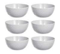 Luminarc Set de 6 boles Pampille Granit de vidrio opal 13 cm
