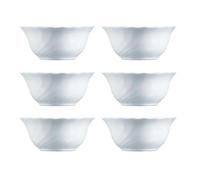 Luminarc Set de 6 boles Trianon de vidrio opal 12 cm