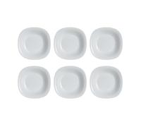 Luminarc Set de 6 platos hondos Carine Granit de vidrio opal 21 cm