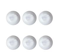 Luminarc Set de 6 platos hondos Diwali Granit Marb de vidrio opal 20 cm | Bicolor, Vidrio opal, formato redondo, acabado brillo, 20 cm, 6 piezas, apilable, apto para microondas