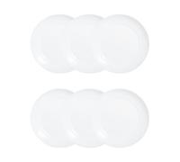 Luminarc Set de 6 platos llanos Apy de vidrio opal 25 cm