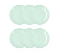 Luminarc Set de 6 platos llanos Apy Paradise de vidrio opal 25 cm