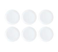 Luminarc Set de 6 platos llanos Diwali de vidrio opal 27 cm