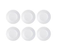 Luminarc Set de 6 platos llanos Harena de vidrio opal 25 cm