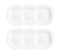 Luminarc Set de 6 platos postre Carine de vidrio opal 19 cm