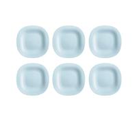 Luminarc Set de 6 platos postre Carine Paradise de vidrio opal 19 cm