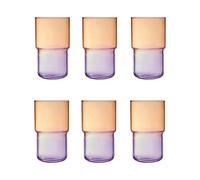 Luminarc Set de 6 vasos altos Candy Mix de vidrio 32 cl