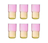 Luminarc Set de 6 vasos altos Candy Mix de vidrio 32 cl