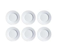 Luminarc Trianon 6 Plato Postre Opal 19,5cm Opal Apto Microondas Apto Frigorífico Reciclable