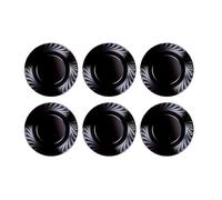 Luminarc Trianon Negro 6 Plato Hondo Vidrio 22,5cm Opal Apto Microondas Apto Frigorífico Reciclable