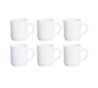 Luminarc Zelie Caja 6 Mugs Vidrio 29cl Opal Apto Frigorífico Apto Microondas Ecológico