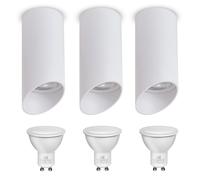 Luminaria de superficie Maclean GU10 3x 7W LED blanco cálido MCE360 W MCE437 WW [EEK: A]
