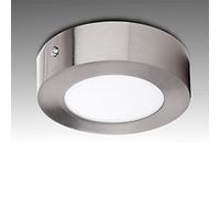 Luminária de teto LED 6W 600Lm 6000ºK Circular Níquel Acetinado 50.000H [GL-PL-SM6RN-CW] | Greenice