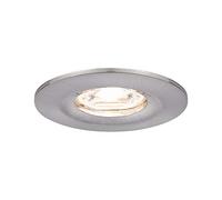 Luminaria empotrable LED Paulmann Nova mini Coin 4 W, 2700 K, hierro cepillado