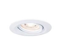 Luminaria empotrable LED Paulmann Nova Mini Plus 4,2 W, 2700 K, blanco mate | Lámpara empotrable orientable, función EasyDim, temperatura de color 2700 K, IP23, para conexión directa a 230 V