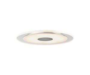 Luminaria empotrable LED Paulmann Premium «Whirl», 6,9 W, 3000 K, aluminio torcido
