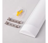 Luminaria Lineal de Superficie LED 40W 120Lm/W 4800Lm 4200ºK 120Cm 40,000H [HO-LLS-404800120-W] | Greenice