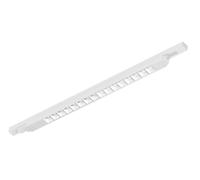 Luminaria lineal LED de carril 4 vías 55W, 928mm, 4000K, 25x90º, 230V, blanca, ideal para iluminación comercial y decorativa.