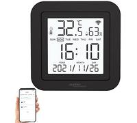 Luminea mando a distancia IR universal programable WiFi con sensor de temperatura y humedad, pantalla LCD, Alexa, URC-155.app