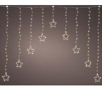 Lumineo 493350 Cortina LED Micro Twinkle Estrellas 8 Funciones Interior Exterior