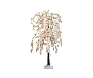 Lumineo Árbol de Navidad Nevado Sauce Ø 70 x 180 cm MicroLED